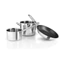Eva Trio Grydesæt Stainless Steel Rec. Stainless Steel Grydesæt - 3 dele i Polished steel, 1
