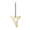 Georg Jensen Juleophæng Christmas Collectibles CC 2021 Juleornament - Tretakket stjerne i Guldfarvet, 1