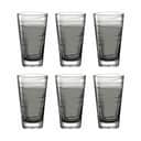 Leonardo Vandglas Vario Vandglas - 6 stk. i Klar/basalto, 28 cl, 1