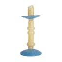 ByOn Kronelysestage Lysestage - Lara i Light beige/light blue, 26 cm, 1