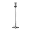 Gense Kronelysestage Dorotea Lysestage i Blank Stål, 23,5 cm, 1