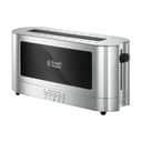 Russell Hobbs Brødristere Elegance Glass Brødrister i Stål/Sort, 1