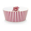 PIP Studio Skåle Royal Stripes Skål i Dark Pink, 14,7 cm, 1