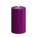 Deluxe Homeart LED-lys Real Flame LED Bloklys i Violet , 12,5 cm, 1