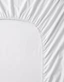Essenza Lagner Fine Organic Jersey Topmadraslagen i White, B160 x L220 cm, 1
