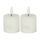 CASA Living LED-lys LED Fyrfadslys - 2 stk. i Hvid, 2 stk., 1