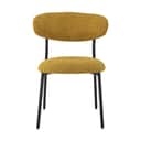 Creative Collection Skrivebordsstole Manal Spisebordsstol i Gul, 1
