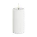 Deluxe Homeart LED-lys Real Flame LED Bloklys i Hvid, 10 cm, 1