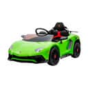 NORDIC PLAY Speed El-biler til børn Elektrisk Bil -  Lamborghini Aventador SV i grøn, 1