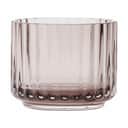 Lyngby Porcelæn Fyrfadsstage Fyrfadsstage i Burgundy, 5,5 cm, 1