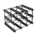 Traditional Wine Racks Vinreoler Vinreol i Sort Asketræ, 1