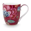 PIP Studio Krus og kopper med hank Blooming Tales Krus i Rød, 450 ml, 1