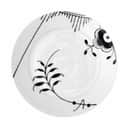 Royal Copenhagen Kagetallerkener Sort Mega Riflet Desserttallerken nr 2 i 19 cm, 1