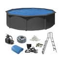 Swim & Fun Pools Basic Poolpakke - 8 dele i Kapacitet: 17.450 liter, 1