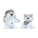 Klarborg Julefigurer Snemænd 2016 - Ejlif & Effi i Hvid, 6 cm, 1