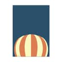 Poster&Frame Plakater Plakat - Hot Air Down i B50 x L70 cm, 1