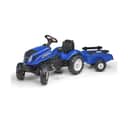 FALK Øvrig udeleg Traktor m. trailer i Blå, 1