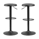 CASA Living Barstole Finch Barstol - 2 stk. i mat sort, 1