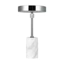 Dyberg Larsen Bordlamper Starlight Bordlampe i Krom/ Hvid marmor, 1
