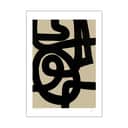 Poster&Frame Plakater Plakat - Intuition Collection 06 i B50 x L70 cm, 1