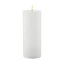 Sirius LED-lys Sille Genopladelig LED Bloklys i Hvid, H25 x Ø10 cm, 1