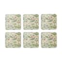 Pimpernel Glasbrikker og coasters Morris & Co Glasbrikker - 6 stk. i Lyserød/Grøn/blå, 1