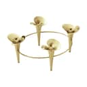 Georg Jensen Kronelysestage Bloom Lysestage i Guldfarvet, 1
