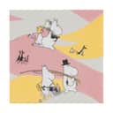 Moomin Arabia Papirservietter Familietid Papirservietter - 20 stk. i Pink/gul, 1