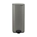 Brabantia Pedalspande Bo Pedalspand i Platinum, 30 L, 1