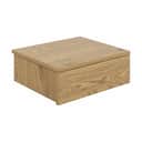 CASA Living Sengeborde Avignon Natbord i Natur, 13 cm, 1