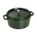 Staub Stegesøer La Cocotte Cocotte i Grøn, 28 cm, 1