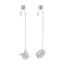 Georg Jensen Lysholdere og juletræslys Christmas Collectibles CC 2026 Lysholdersæt - 2 stk. i Palladium, 1
