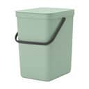 Brabantia Spande uden pedal Sort & Go Affaldsspand i Jade Green, 25 L, 1