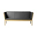 FDB Møbler Sofaer J149 Sofa i Sort læder, 1