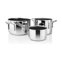 Eva Trio Grydesæt Stainless Steel Keramisk Rec. Stainless Steel Grydesæt - 3 dele i Polished steel, 1