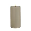 Sirius LED-lys Sille LED Bloklys i Warm Grey, H15 x Ø7,5 cm, 1