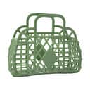Sun Jellies Øvrigt interiør Retro Basket Mini Retro Taske - Mini i Olive, 1
