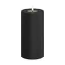 Deluxe Homeart LED-lys Real Flame LED Udendørs Bloklys i Sort, 20 cm, 1