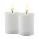 Sirius LED-lys Smilla Genopladelig Mini LED Bloklys - 2 stk. i Hvid, 1