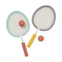 Sunnylife Havespil Poolside Tennissæt - 5 dele i Sorbet, 1