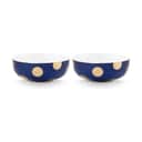 PIP Studio Serveringsskåle Dot Delight Skål - 2 stk. i Mørkeblå, 15 cm, 1
