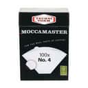 Moccamaster Kaffefiltre Kaffefilter Nr. 4 - 100 stk. i Hvid, 1
