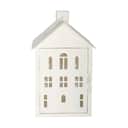 Casa Christmas Bloklysestage Lanterne i Hvid, 33,8 cm, 1