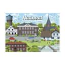1Conzept Puslespil By-koncept Puslespil - Hadsund i Multifarvet, 1
