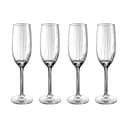 CASA Living Champagneglas Daisy Champagneglas - 4 stk. i Klar, 1