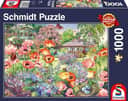 Spilbræt Puslespil Puzzle - Blomsterhaven i Blomsterhaven, 1