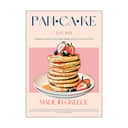 Poster&Frame Plakater Plakat - Pancake i Multifarvet, B30 x L40 cm, 1