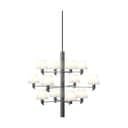 Herstal Pendler Gil Pendel i Krom/Opal glas, 1