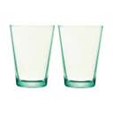Iittala Vandglas Kartio Vandglas - 2 stk. i Vandgrøn, 40 cl, 1