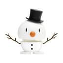 Hoptimist Nisser Christmas - Baby Snemand i Orange, 8,5 cm, 1